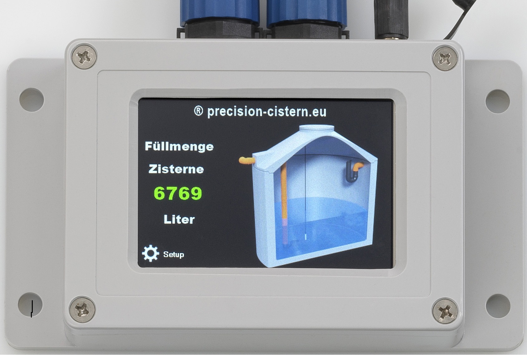 Zisti 231 Zisternensteuerung mit Touch-Display und TL 231 Differenzdrucksensor