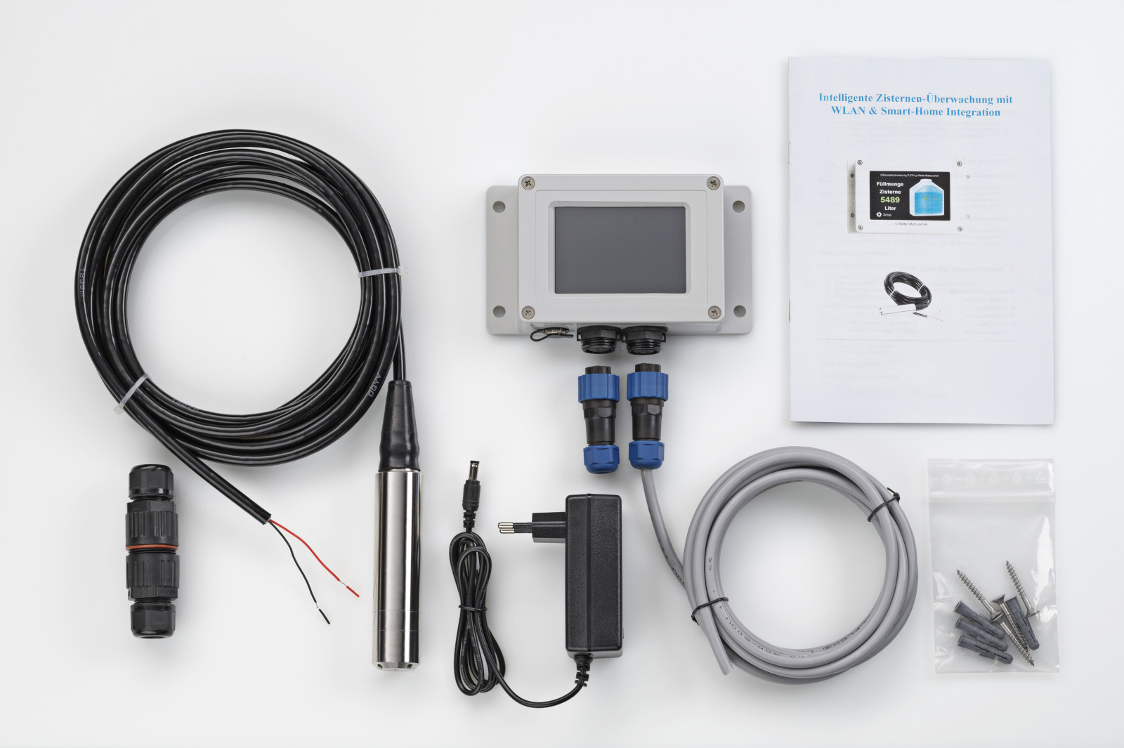 Zisti 231 Komplettpaket mit Steuerung, TL 231 Sensor, WiFi-Modul und Zubehör