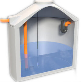 Zisti 231 Installation in der Zisterne mit TL 231 Drucksensor